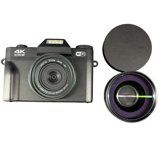 4K Ultra HD Digital Camera With WiFi 16X Zoom Lens UHD-WX01-WX02 For Photography - Picture 5 of 10